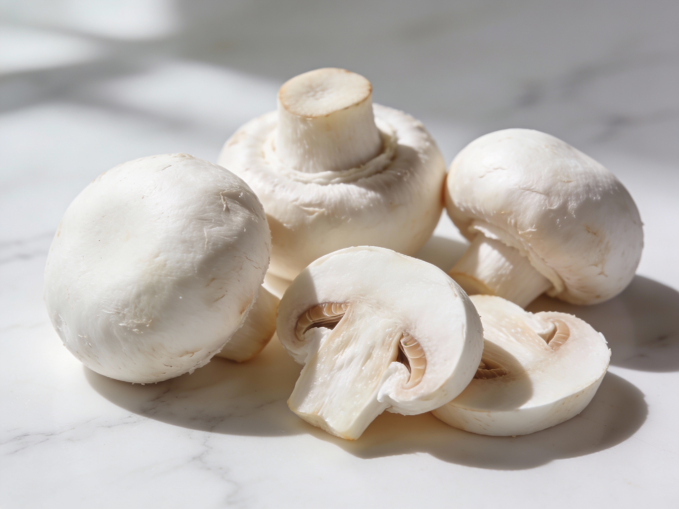 Fresh Button Mushrooms